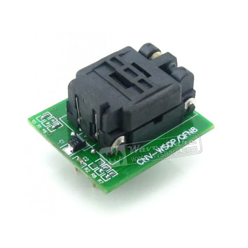 

Makerseek QFN8 TO DIP8 (A) SKU 3797 Waveshare QFN8 TO DIP8 A , Programmer Adapter,