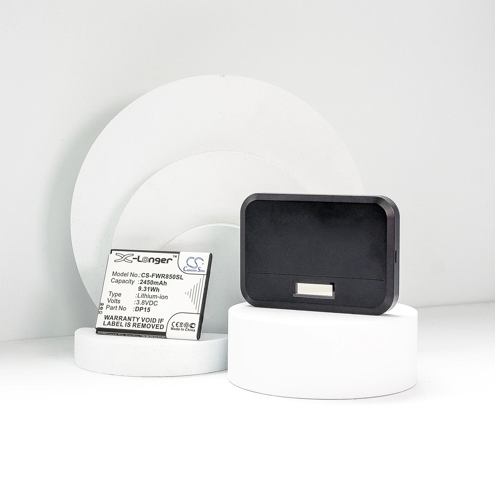 CS Replacement Battery for T-Mobile,Franklin Wireless T9,DP15,R717 PN: 2450mAh / 9.31Wh