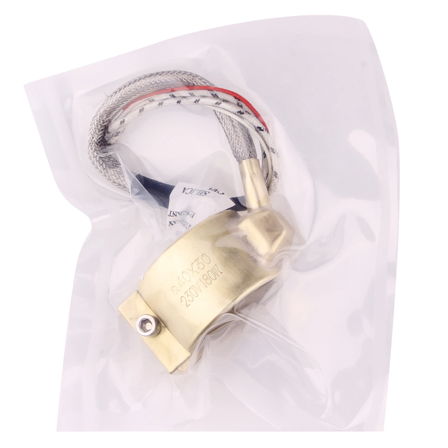 DERNORD 2PCS Elektrische Koperen Vat Messing Band Heater voor Extruder 220V Injectie Ring Verwarmingselement 35X35/40X30/40X40/50X30