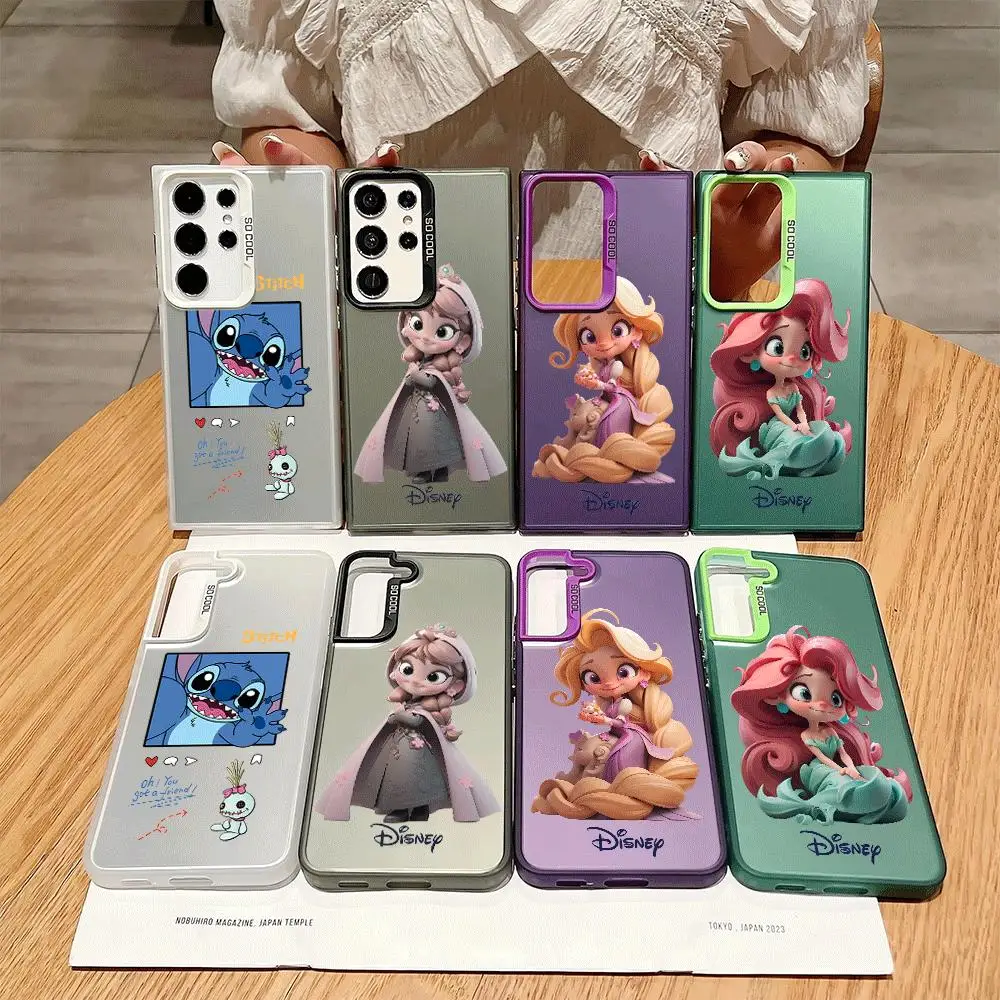 Disney Princess Phone Case for Samsung Galaxy S23 24 Ultra S22 S20 FE S21 Plus 5G S10 Plus S22Ultra Cover