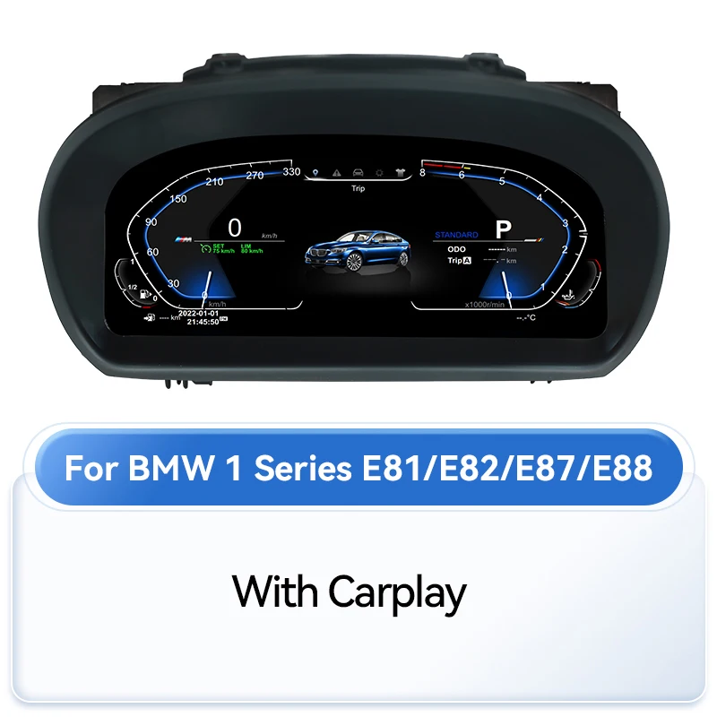 Auto Digitale Dashboard Voor BMW 1 Serie E81 E82 E87 E88 2006-2015 Digitale Cluster Instrument Display Snelheidsmeter
