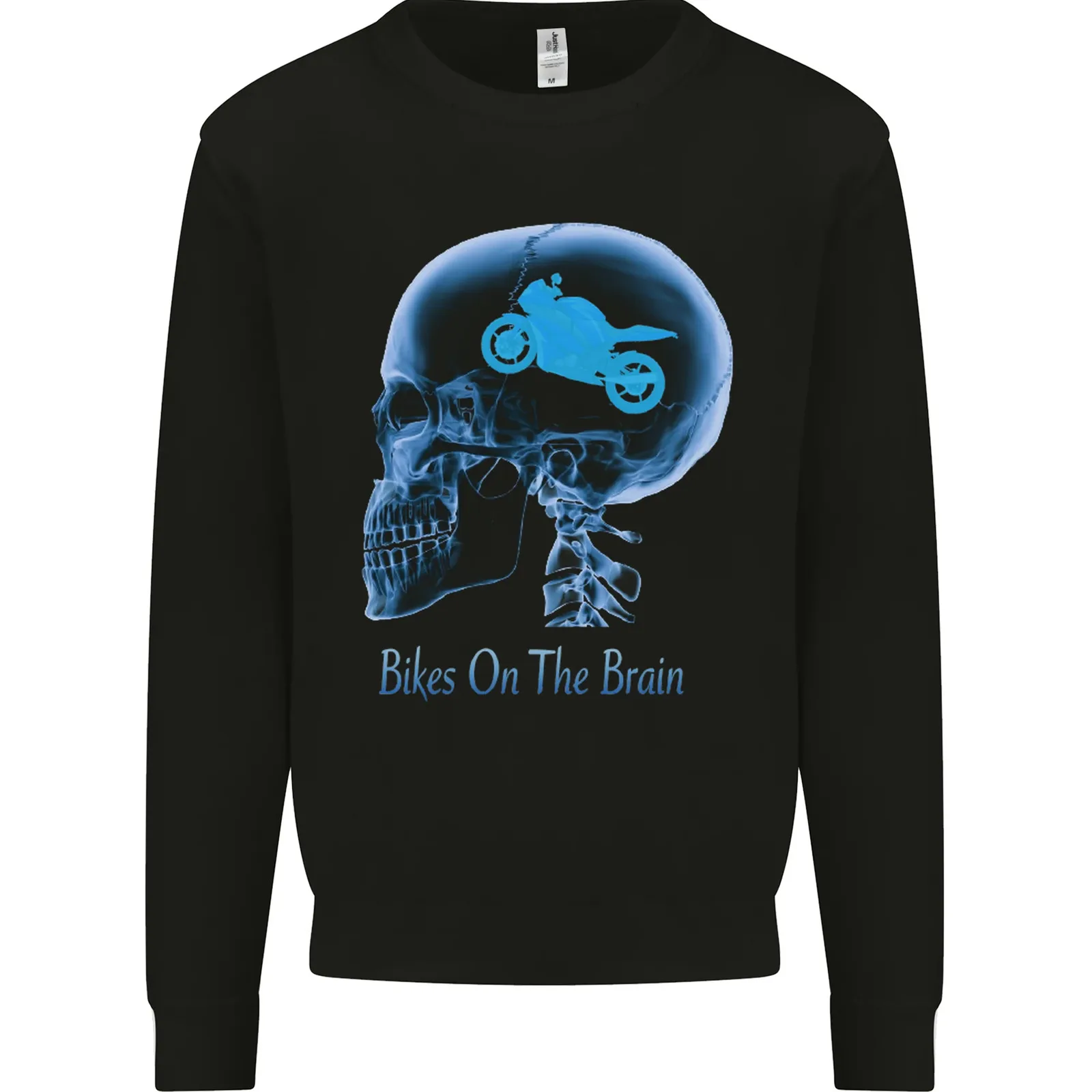 

Bikes on the Brain Funny Motorbike Biker Mens Sweatshirt Jumper