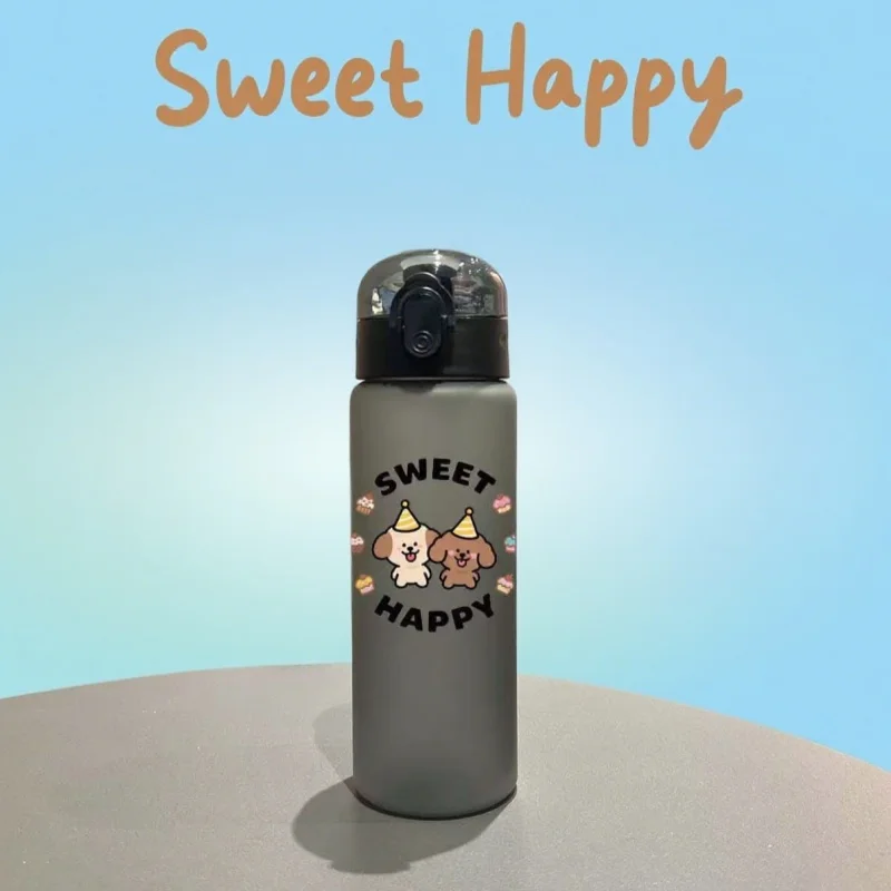 Bouteille d'eau de dessin animé imprimée en 3D pour enfants, tasse d'eau de 780ML, bouteilles d'eau en plastique étanches, tasse d'eau d'été pour enfants, sans PVC