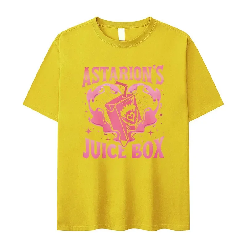 

Забавная футболка с рисунком Astarion Juice Box для женщин, модная эстетичная футболка в стиле ретро, летняя повседневная очень большая футболка