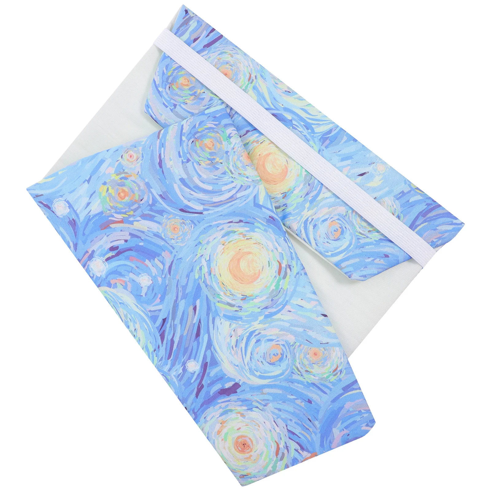 Funda de tela hecha a mano para libro, funda para libro, composición artística, funda para cuaderno, diario, planificador, Protector, viaje, escuela B5