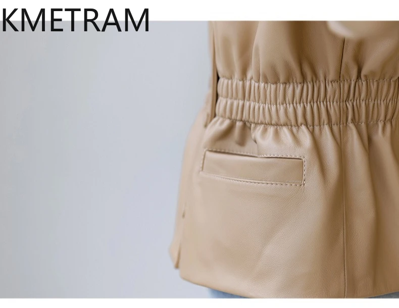 100% echte schapenvacht jas vrouw slim fit korte lederen jassen vrouwen nieuw in outwears herfst kleding 2025 chaquetas