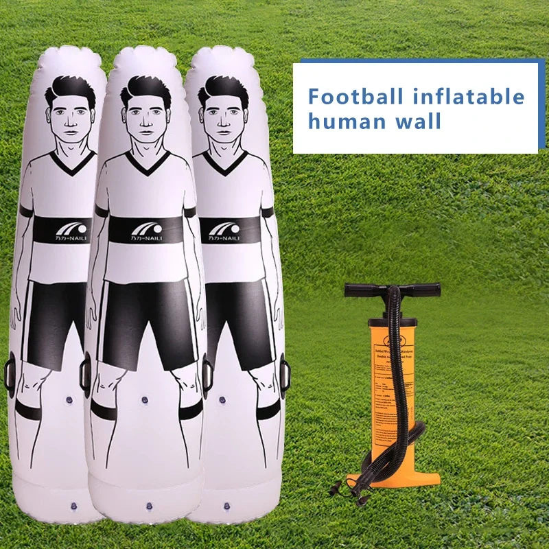 Adult Inflatable Football Training Goal Keeper Tumbler Air Soccer Train Dummy Tool PVC Inflatable Tumbler Wall Football