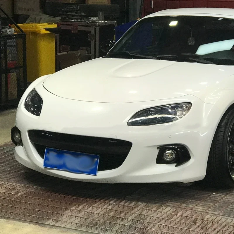 Carbon Fiber Front Bumper For Mazda MX-5 Miata NA Modified Resin Grille Fog Light Frame Surround Body Kit