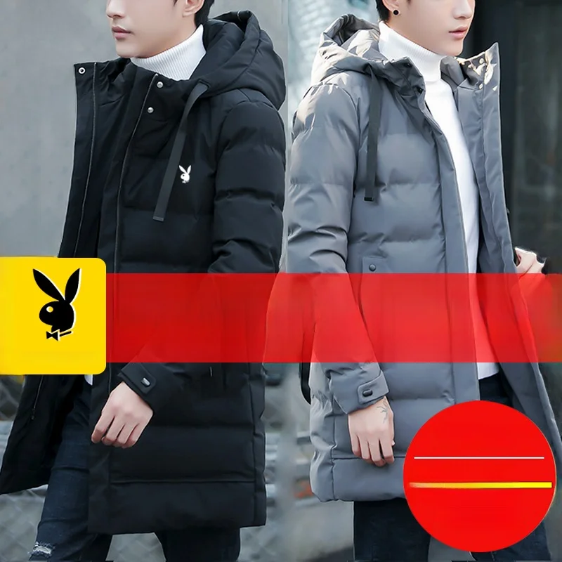 

Мужская утепленная куртка средней длины из хлопка для осени и зимы, новая модель, теплая молодежная верхняя одежда для путешествий