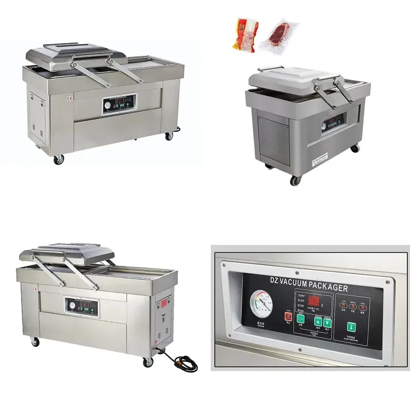 Vacuum Sealing Machine for Rice Beans Coffee Powder Smoked Fish DZ-400 500 600