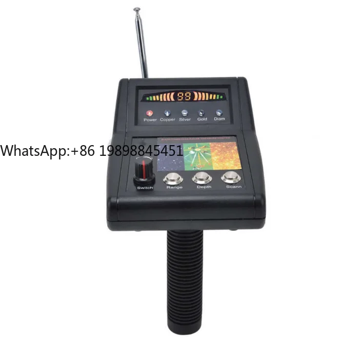 

Black Hawk A8 Depth 15 Meters Underground Metal Detector Gold Finder Handheld Treasure Finder