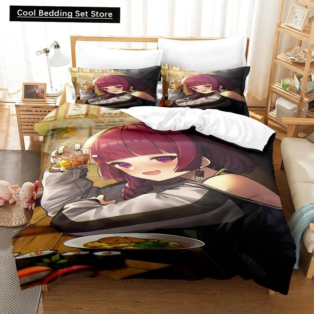 Fashion 3D Printed Anime BOCCHI THE ROCK! Bedding Set Single Twin Full Queen King Size Bed Set Adult Kid Bedroom Duvetcover Sets