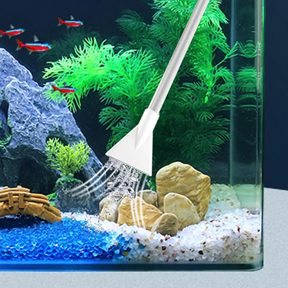 Aquarium Aquarium Wasser wechsler Luftpumpe Reinigungs aquarium mit Kies werkzeugen Pumpe neue Düse Vakuum Siphon Filter reiniger d8w5