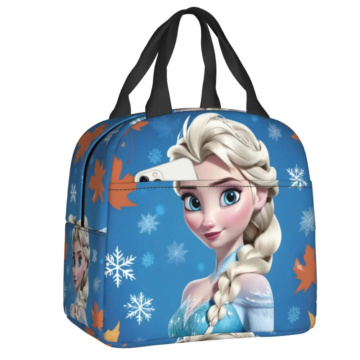 

Custom Cartoon Frozen Princess Insulated Lunch Bag for Work School Waterproof Thermal Cooler Bento Box Food Container Tote Bags