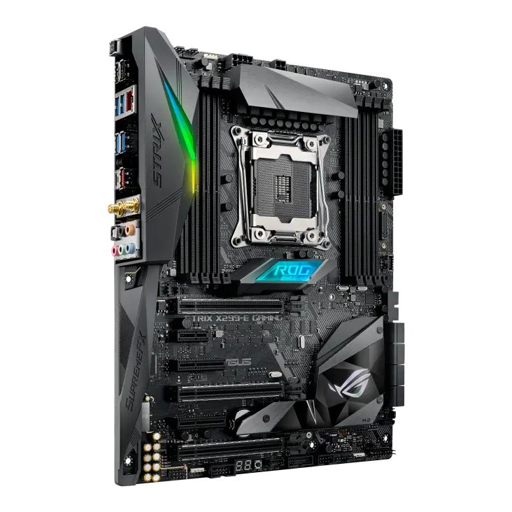 لوحة أم لألعاب ASUS ROG STRIX X299-E مقبس LGA2066 معالج وحدة المعالجة المركزية DDR4 4133(O.C.) ذاكرة MHz مجموعة شرائح X299 لوحة رئيسية ATX - 3