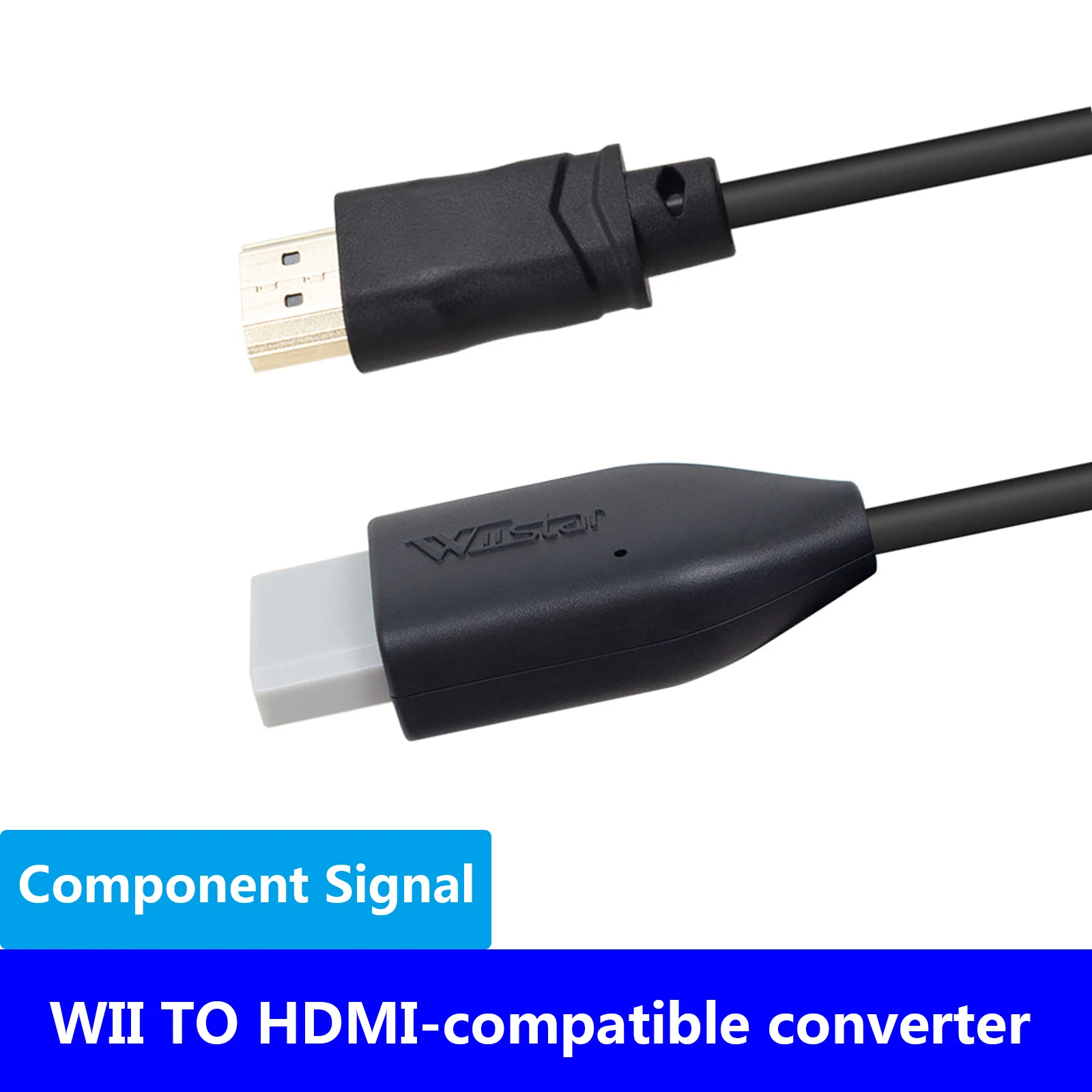 1.5M/4.92 for wii to HDMI-compatible Cable Converter Adapte For Nintendo Wii NTSC/PAL Retro Game Console  Component SIgnal