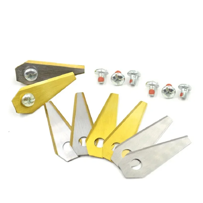 For Indego 800 1000 1200 Lawnmower Replacement Blade Stainless Steel Automatic Moving Machine Blade Titanium Plating