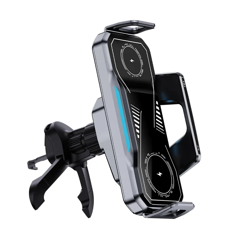 

Car Wireless Charger Dual Coil Fold Screen Phone Fast Charging for Samsung Galaxy Z Fold 5 6 Flip 3 4 Air Vent Car Phone Holder