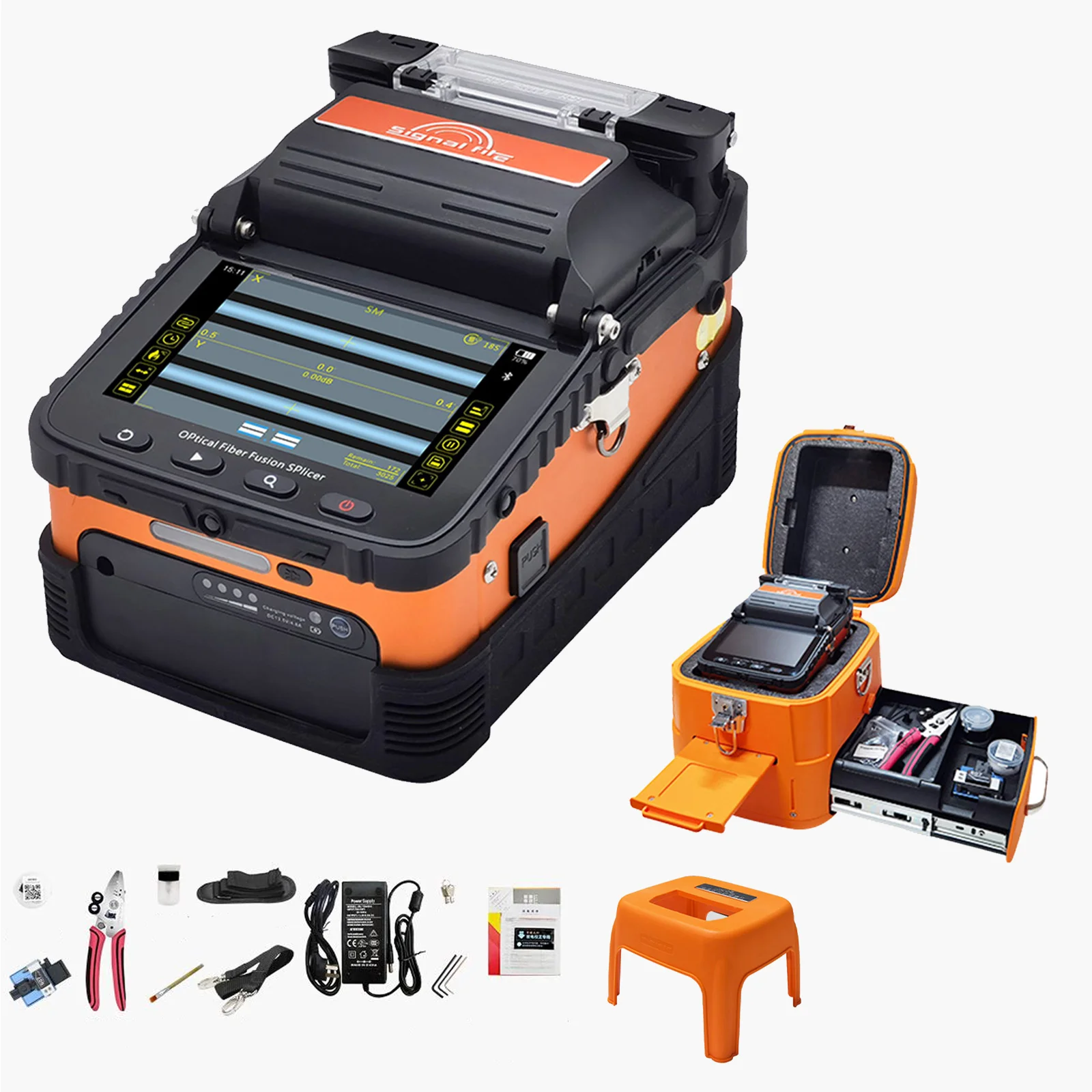 Signalfire Al6C+ Fiber Optic Fusion Machine Professional Optical Communication Equipment for Efficient Connectivity view 8
