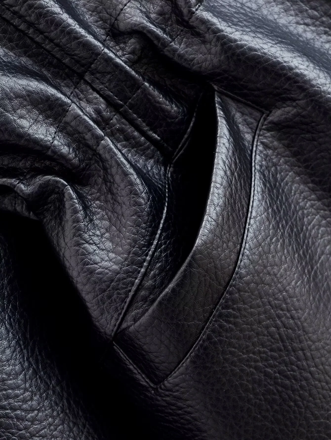 2025 invierno nueva mujer Retro Casual moda Simple versátil suelta cintura ajustable cuello alto CX chaqueta de cuero