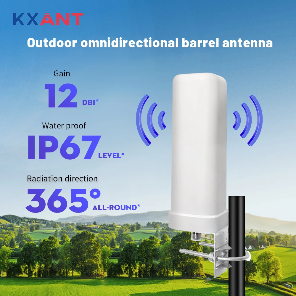 Cable 3m 4g Outdoor Omni Antenna for gsm dcs signal booster repeater 1700 1800 1900 2100 2300 2600mhz TMTS LTE signal amplifier