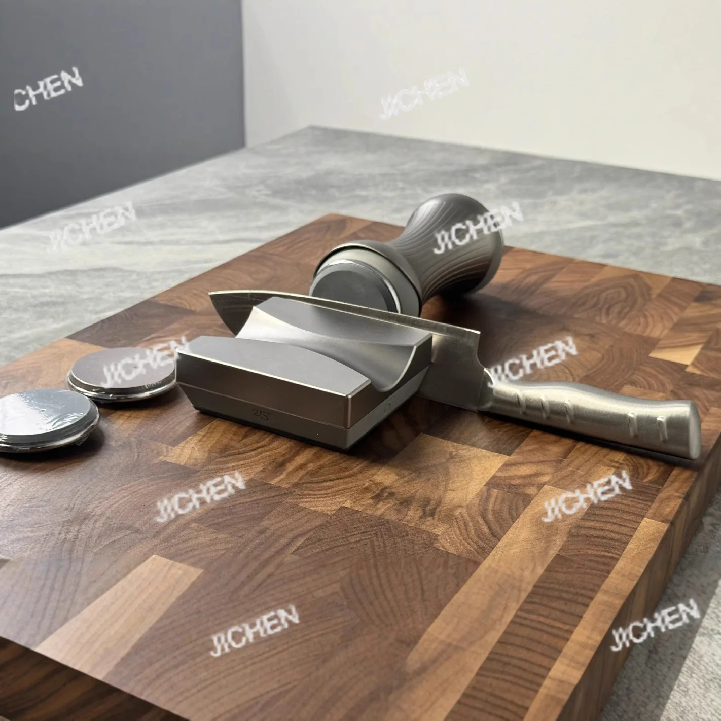 Aluminum Alloy 4 Angles UV Process Roller Sharpener Magnetic Attraction Base Sharpener Magnetic Attraction