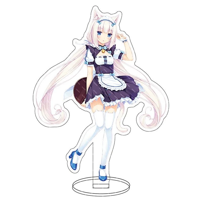 16CM Anime-Spielfigur NEKOPARA Chocola Vanilla Maple Cinnamon Azuki Coconut Minazuki Shigure Cos Acryl-Ständer Ornamente Geschenke – Detail 2