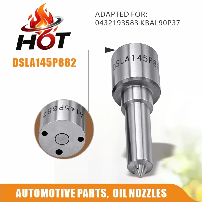 DSLA145P882 Flat Tip White Needle Fuel Spray Nozzle Fits 0432193583 KBAL90P37 Fuel Injector For Engine Combustion Control.LJ0930