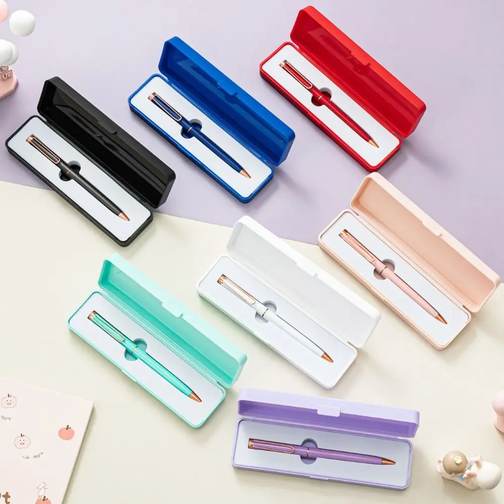 Fashion Pen Packaging Box Exquisite Small Fresh Fountain Pen Box High appearance level Candy Color Pen Storage Box