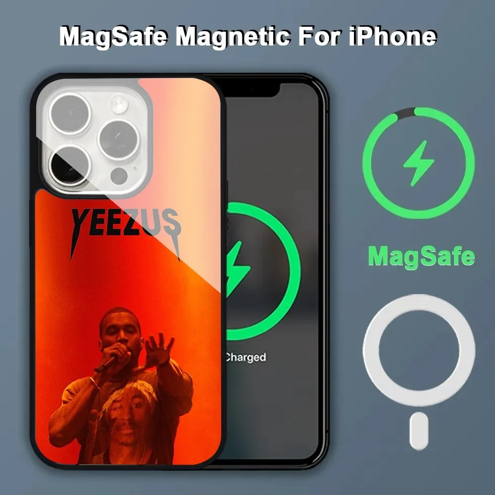 

Funny Kanye West Ye Phone Case For IPhone 15 14 13 Pro Max 11 12 Mini Alex Mirror For Magsafe Wireless Charging Cover