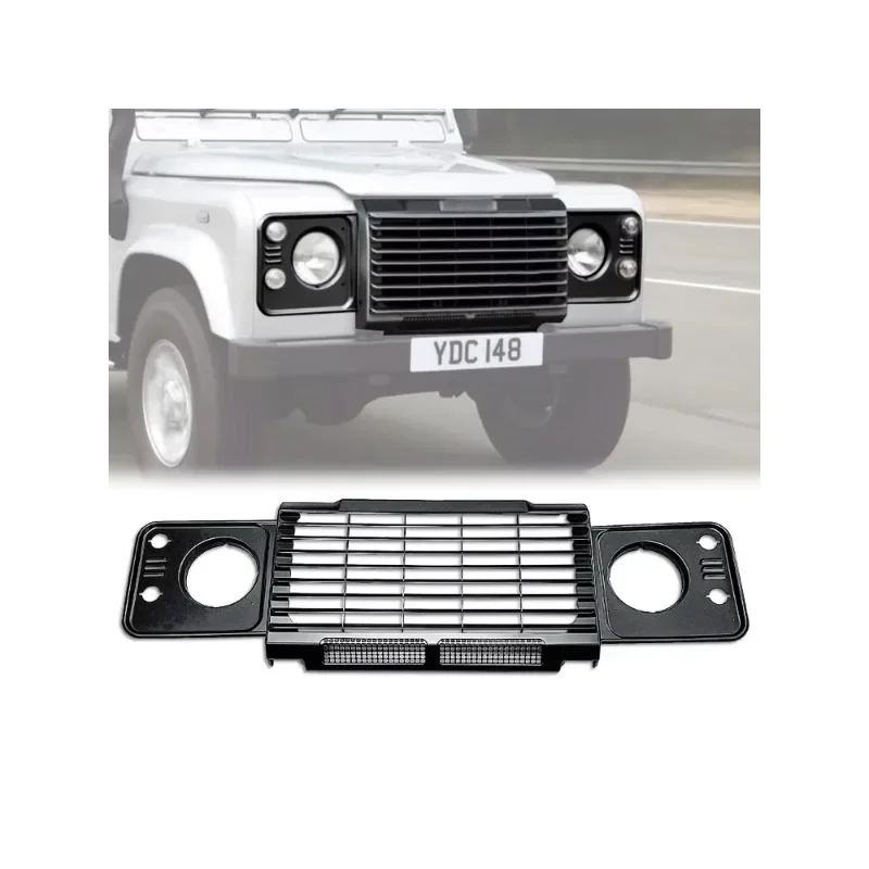 Auto Parts Car Styling  Front Grill Upper Grille For  Classic Land Rover Defender 90 110 Vehicle