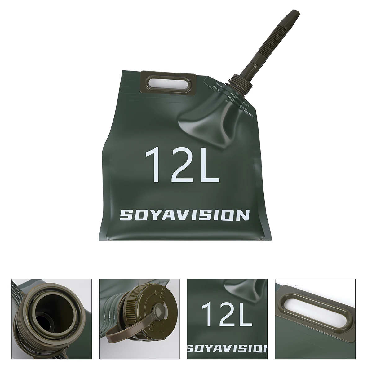 6L 12L 22L Tragbarer Ölbehälter für Auto und Motorrad, Offroad-Benzinkanister, Ersatz-Ölaufbewahrung, Kraftstofftank, Öleimer – Detail 10