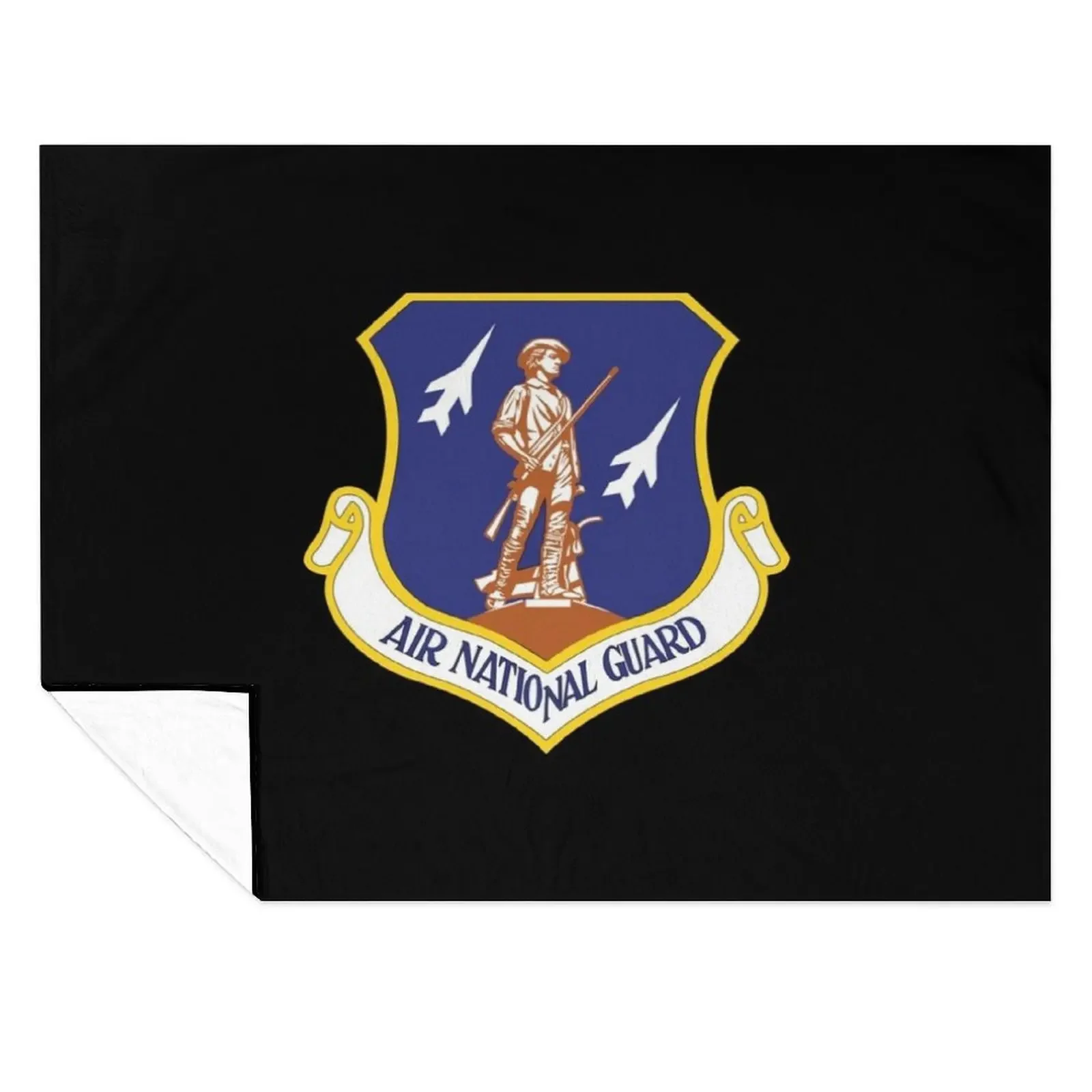 

Air National Guard ANG Throw Blanket Flannels Shaggy Single Heavy Blankets