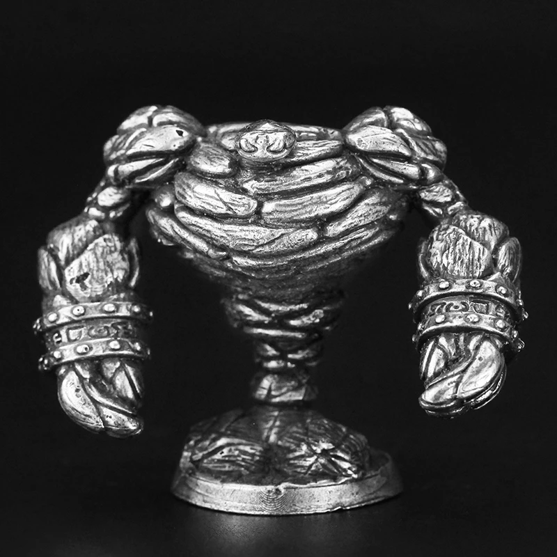 Cupronickel Metal Water Element Żołnierz Figurki Miniaturowy Model Gra Planszowa Kreatywna Ozdoba Akcesoria Zabawki