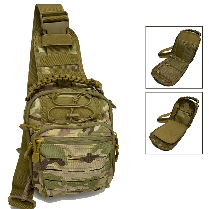 

Outdoor Hiking and Mountaineering Laser Backpack Tactical Camouflage Shoulder Bag Sports Waterproof Backpack