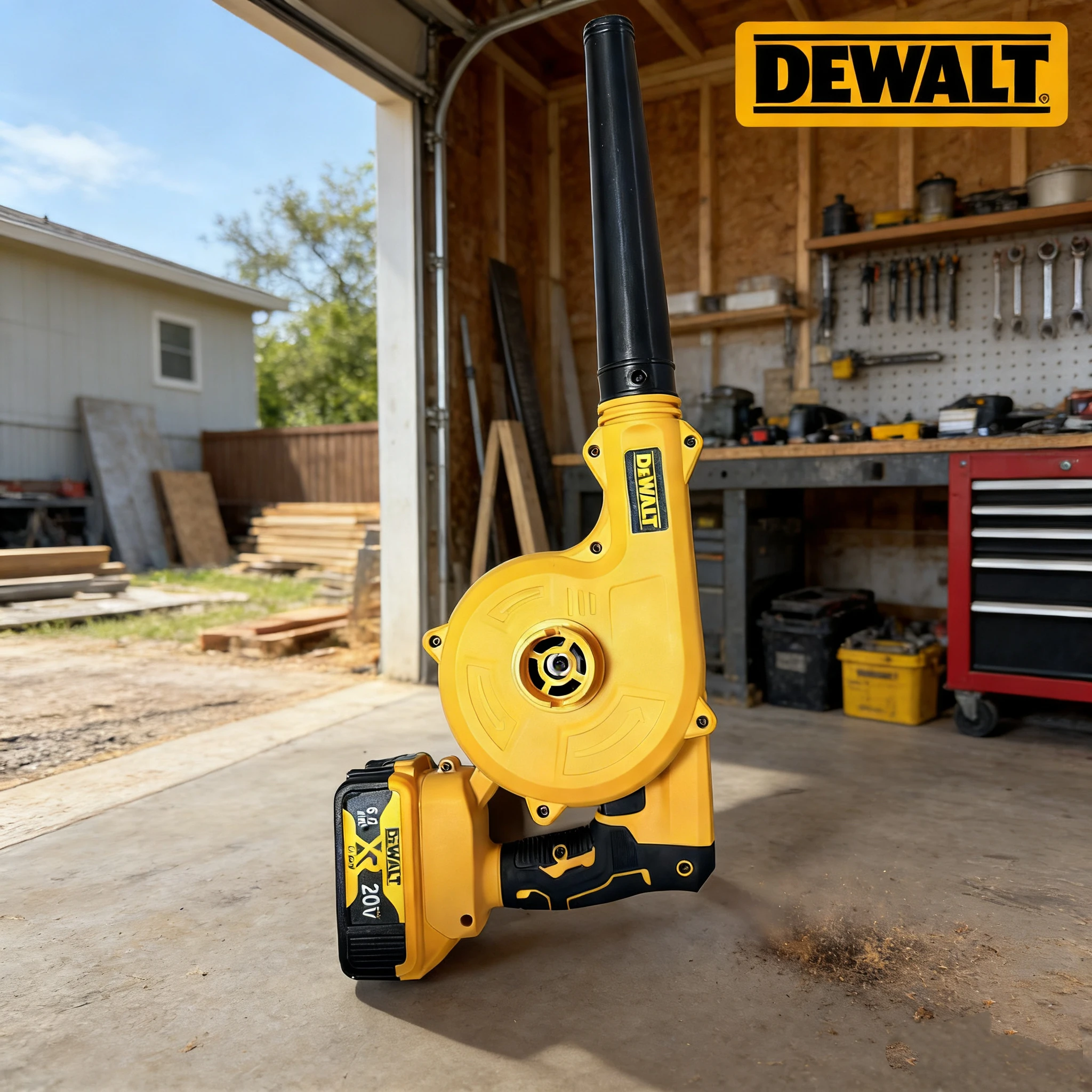 

Беспроводной воздуходув-пылесос Dewalt 2-в-1, электрический пылесборник для компьютеров, очиститель листьев, электроинструмент для аккумулятора 18В