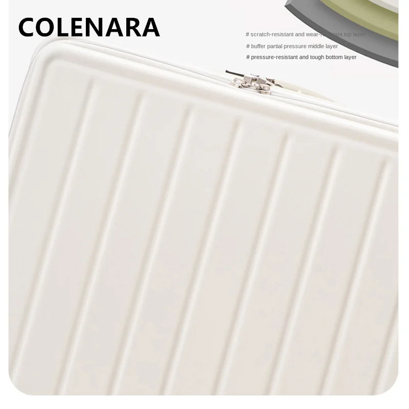 COLENARA Suitcase Front Opening Aluminum Frame 20