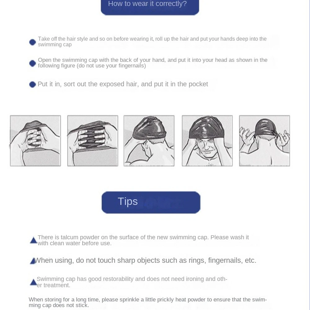 التصوير الدعائم سيليكون قبعة السباحة مقاوم للماء زهرة نمط قبعة الغوص حماية آذان قبعة الاستحمام المرنة حمام سباحة