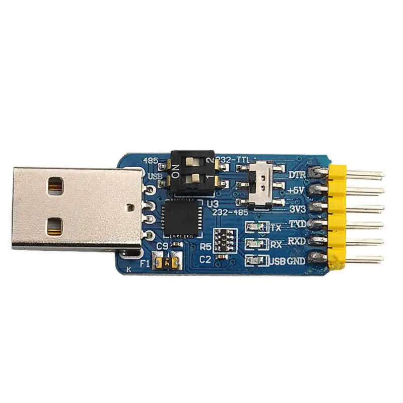 CP2102 USB 2.0 to TTL Serial Adapter USB to TTL Serial Converter Module for CP2102 3.3V and 5V Level Good Stability