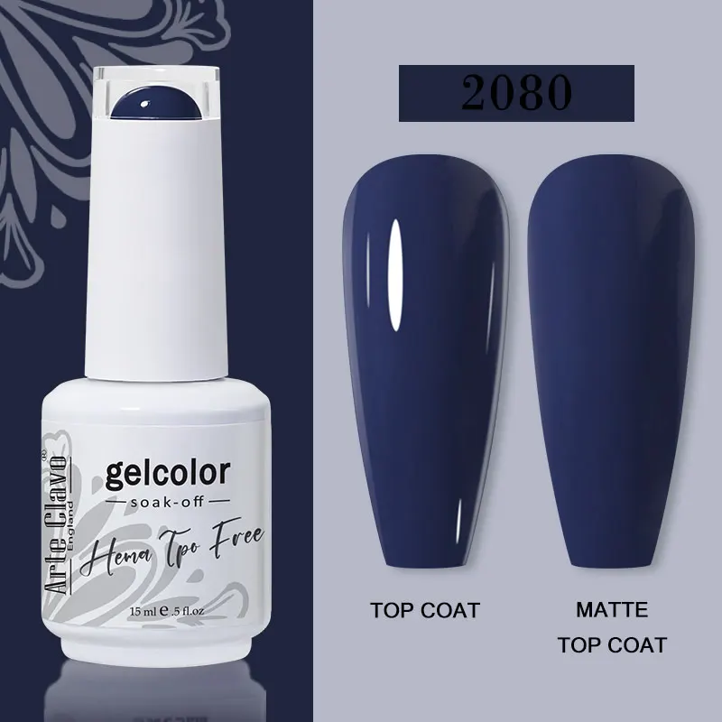 Arte Clavo 116 Kleuren Gel Nagellak 15 ml Kleurrijke Gel Semi Permanente Losweken UV Gel Nail Art DIY Ontwerp vernis Nagelbenodigdheden
