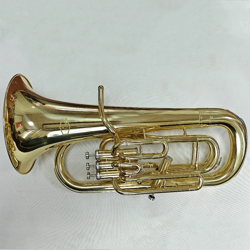 

Euphonium 3+1 Piston Gold Lacquer Tone Bb High Grade