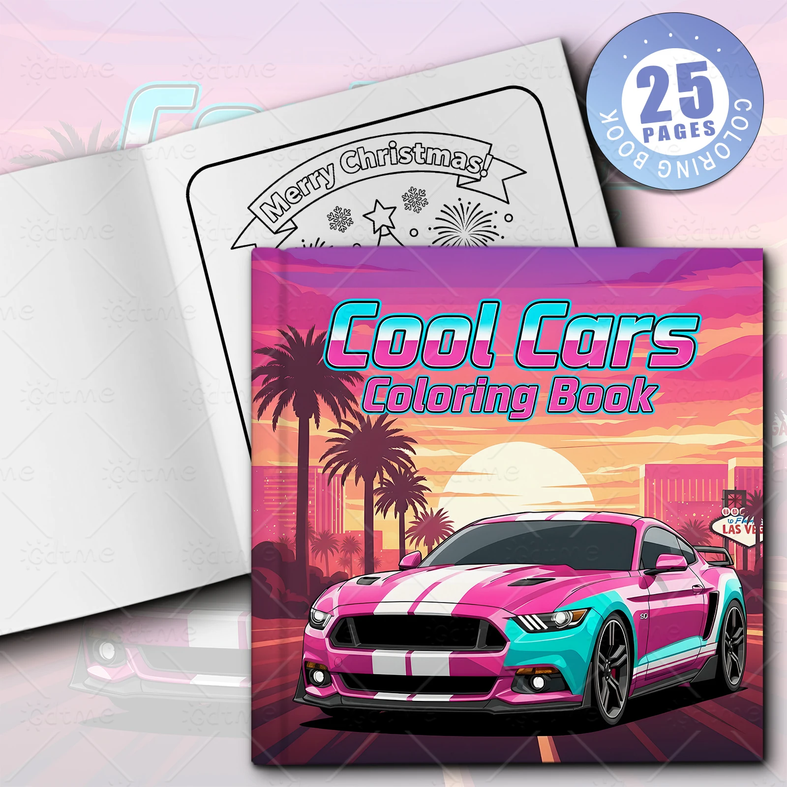Coole Autos: Malbuch für Erwachsene mit niedlichen, gemütlichen Alltagsaktivitäten zur Entspannung (gemütliche Räume zum Ausmalen) – Detail 1