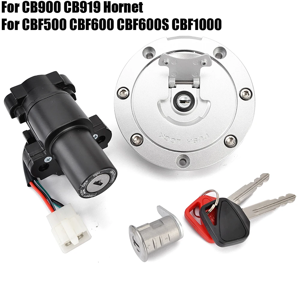CBF 500 600 1000 Ignition Switch Seat Lock Fuel Gas Cap For Honda CBF500 CBF600 Naked CBF600S ABS CBF1000 CB900 CB919 Hornet