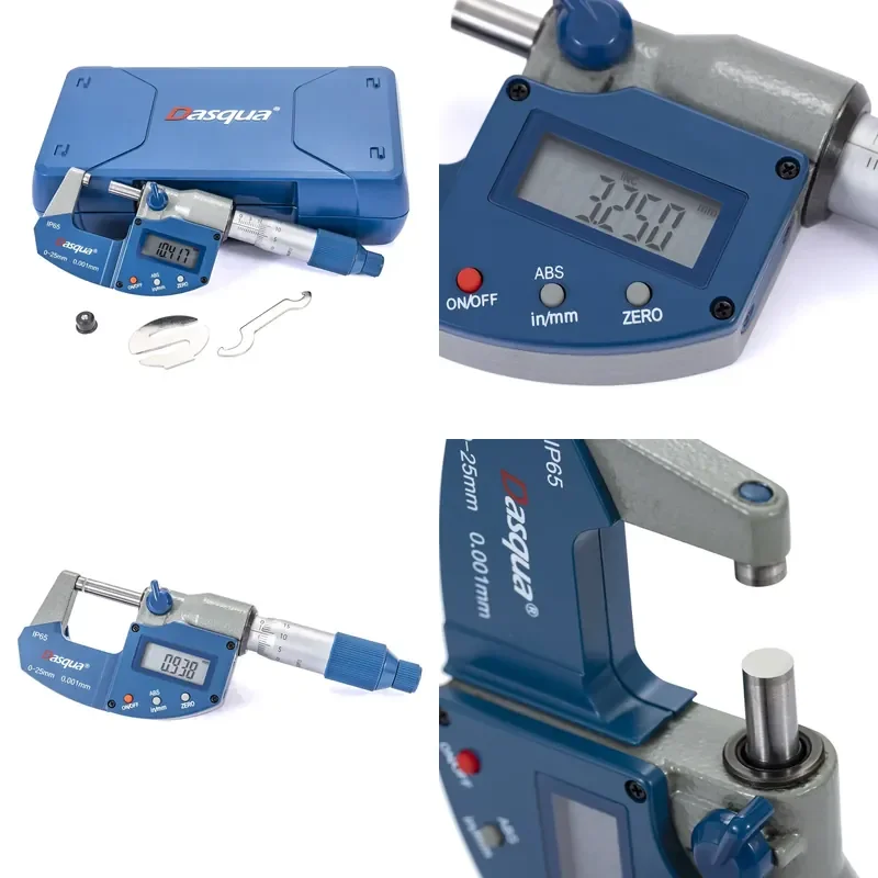 Brand For 0-25mm 25-50mm Micrometer Exterior Digital 75-100mm Digital Micrometer 50 Mm-75 Mm Digimatic Outside Micrometer
