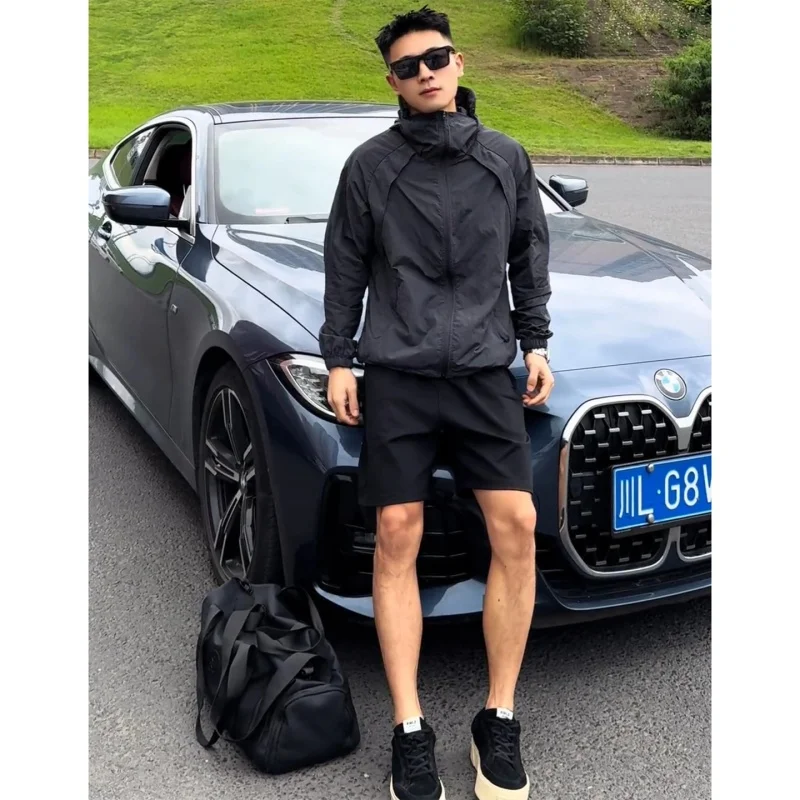 

Summer Premium UV Protection Jacket UPF50+ with Ice Silk Quick-Dry Lightweight Breathable Fishing Skin Coat for Hiking Sports