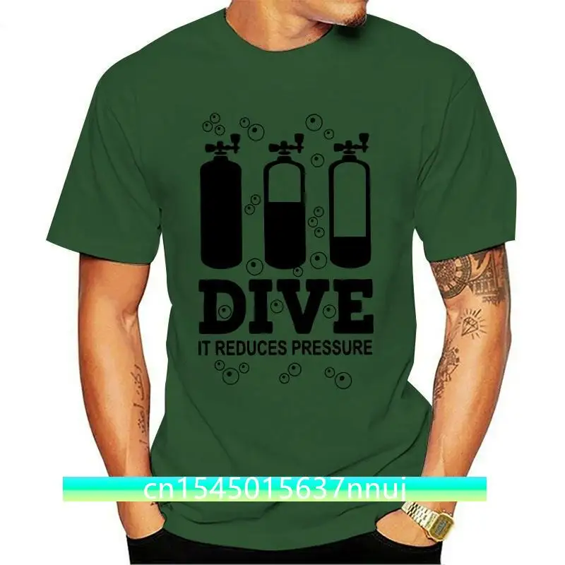 New Midnite Star Scuba Diving T Shirt Men's Cotton Hipster T-Shirts Dive Diver Sea Snorkeling Sports Tees Clothes Plus Size