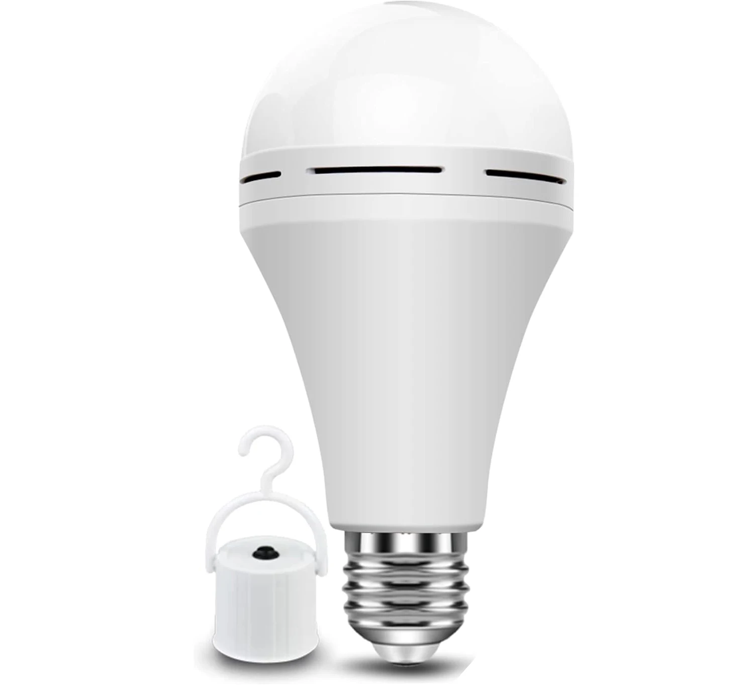 Rechargeable Emergency Battery Operated Powered Backup Portable Hooks Light Bulb, LED E27 7W/9W/12W/15W 1200mAh for Power Outage