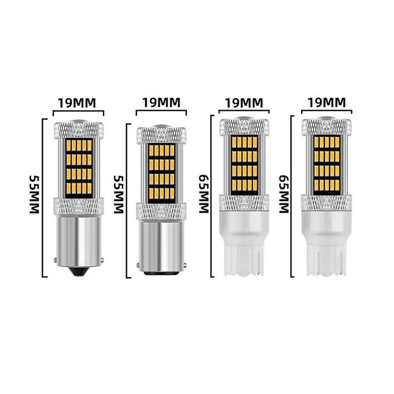 Car LED light bulb 1156 BA15S P21W 1157 BAY15D P21/5W 7440 7443 T20 T25 4014/92SMD Car Turn Signal Brake lights reverse lights