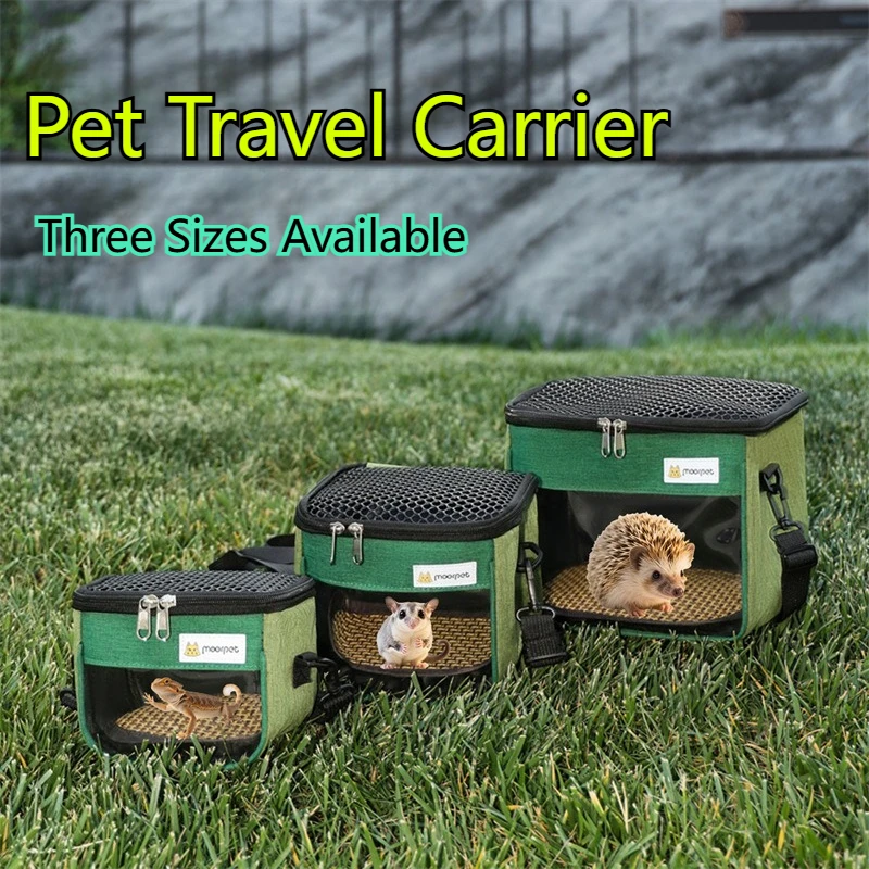 

Pet Carrier Bag Small Animals Hamster Squirrel Guinea Pig Hedgehog Sugar Glider Marmot Portable Bag Travel Bag Outdoor Carrying