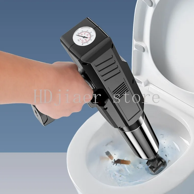 

Electric Toilet Unclogger - High-Pressure Air Drain Opener, Special for Kitchen Sink/Toilet Blockages